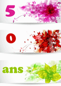 Fleurs &eacute;clatantes pour c&eacute;l&eacute;brer 50 ans